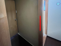 介護保険申請用写真③入口Ｉ型手摺